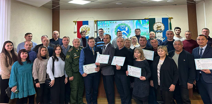 Cовещание работников района в области ГО