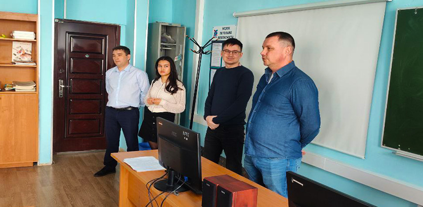 Встреча студентов с представителями предприятия АО “БПО “Прогресс”