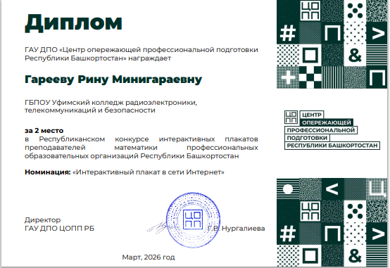 Республиканский конкурс интерактивных плакатов