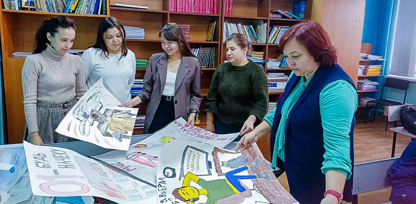 Конкурс плакатов среди 1 и 2 курсов