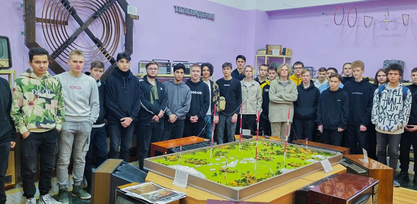 Экскурсия в Музей связи преподавателем Хакимовой Г.Г.